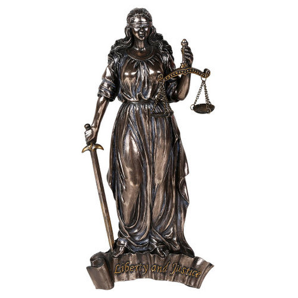 Lady Justice Wall Plaque Liberty and Justice Sculpture Hanging